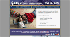 Desktop Screenshot of garyscarpetandupholsterycleaning.com